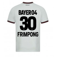 Billiga Bayer Leverkusen Jeremie Frimpong #30 Borta fotbollskläder 2023-24 Kortärmad